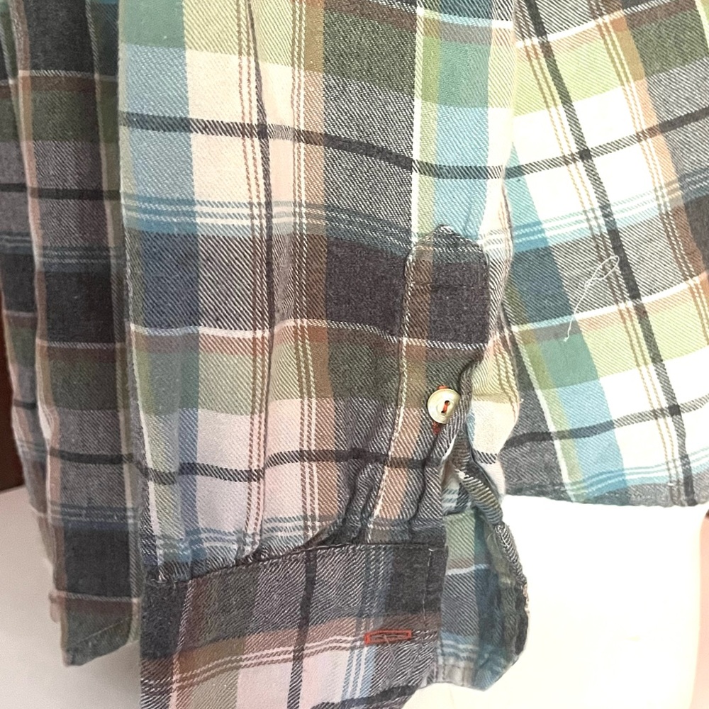 Johnny Was Workshop BOHO Embroidered Plaid Top - Picture 8 of 16